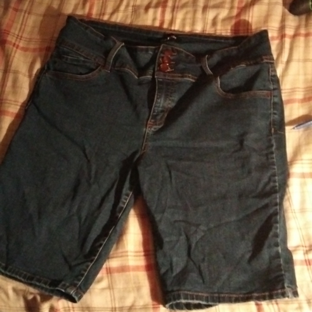 Jean shorts by d. Jeans the size is 16 color is Jean